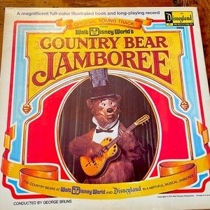Walt Disney World’s Country Bear Jamboree  Vinyl Album @1972